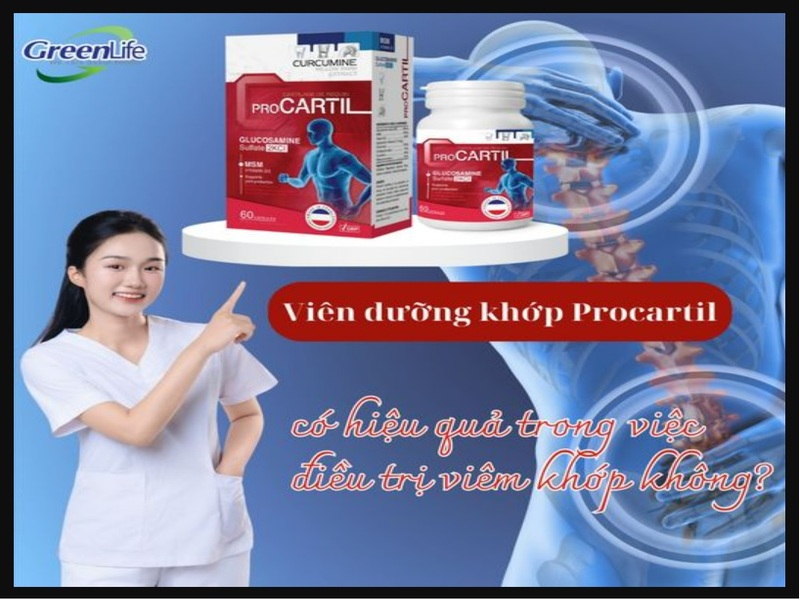 Procartil mang lại hiệu quả cao trong điều trị viêm khớp