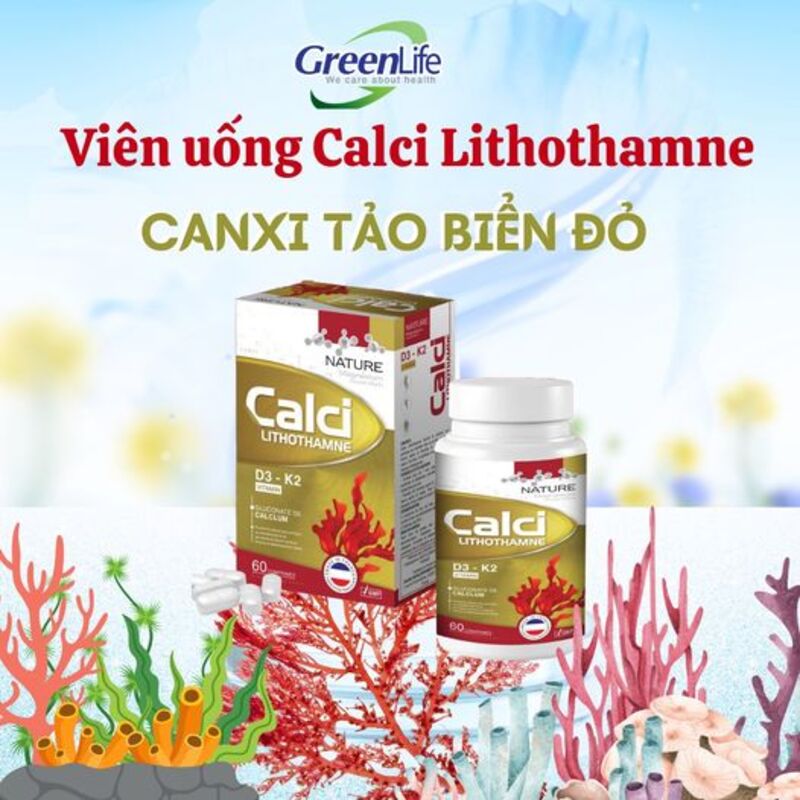 Canxi từ tảo biển đỏ: Lựa chọn tự nhiên cho xương chắc khỏe